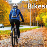 Radfahrer Herbst